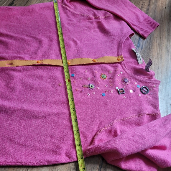 i.e. Relaxed Petite Size XL Button Front Sweater - Picture 11 of 11